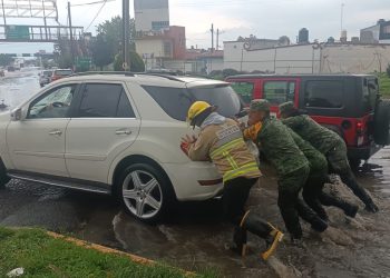 Aplican Plan DN-III-E por Inundaciones en Pachuca, Hidalgo