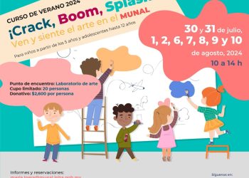 ¡Crack, Boom, Splash!, curso de verano donde niñas y niños experimentarán las disciplinas artísticas