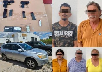 Detienen en frontera de Sonora a familia de EU que pretendía ingresar armas a México