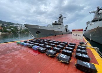 Marina asegura 1,500 kilogramos de cocaína en costas de Guerrero