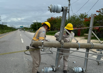 Beryl: CFE restablece el servicio eléctrico en Campeche, Quintana Roo y Yucatán