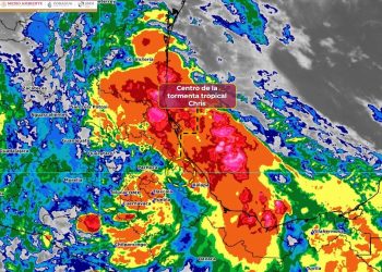 Tormenta Tropical Chris toca tierra en Veracruz