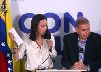Machado dice que el 73% de las actas dan la victoria a González Urrutia en las elecciones