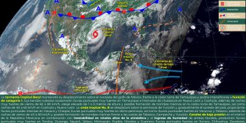 Beryl ocasionará oleaje elevado en la costa norte de Tamaulipas