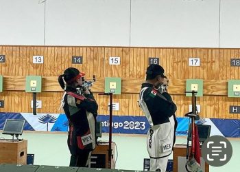Goretti Zumaya y Edson Ramírez quedan fuera de medallas en 10 metros rifle de aire