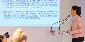 Sheinbaum anuncia censo para Pensión del Bienestar de Adultas Mayores