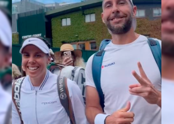 González y Olmos se cuelan a semifinales de dobles mixtos en Wimbledon