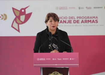 Delfina Gómez abre canje de armas en Edomex; dan hasta 19 mil pesos por arma