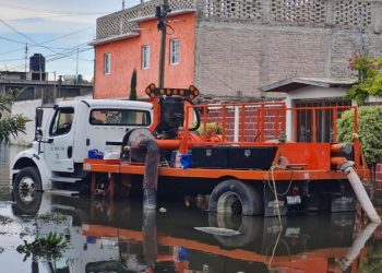Refuerzan apoyo en Chalco con 400 elementos y 2 plantas potabilizadoras