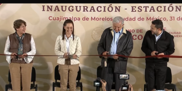 Queda inaugurada la estación Santa Fe del Tren México-Toluca