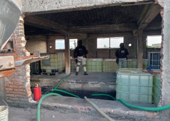 GN desmantela centro clandestino para el almacenamiento ilegal de combustibles