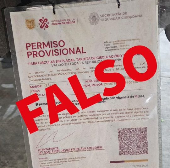 permisos falsos semovi