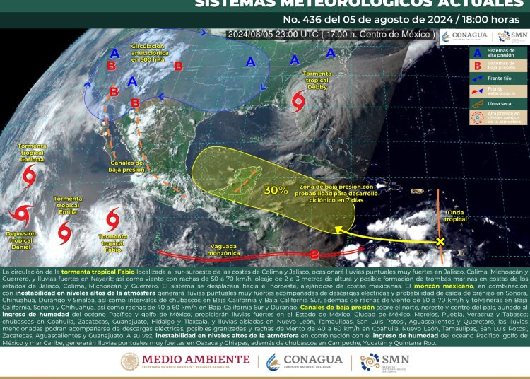 tormenta tropical fabio