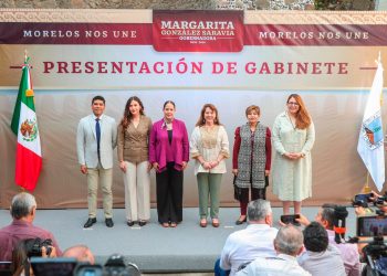 Presenta Gobernadora electa de Morelos a parte de su Gabinete