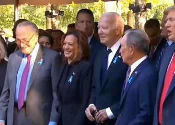 Harris y Trump se reencuentran con un cordial apretón de manos en homenaje a víctimas 11-S