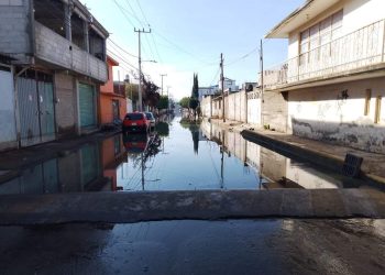 Solo encharcamientos quedan en Jardines de Chalco