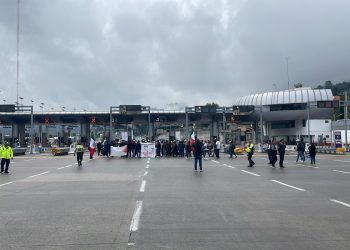 Trabajadores del PJF toman la caseta de Tlalpan de la autopista México Cuernavaca
