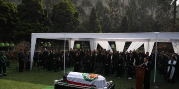 Fujimori fue sepultado en un cementerio privado de Lima