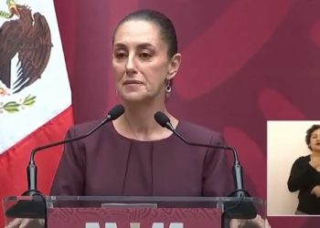 Sheinbaum acusa a la Corona española de agraviar al pueblo de México