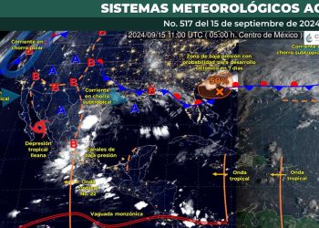 Se prevén lluvias en el noreste de México