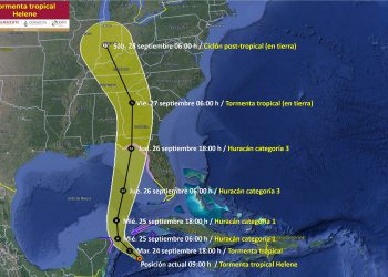 Se forma en el Atlántico la tormenta tropical Helene