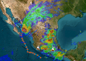 Fuertes lluvias dejará Ileana en el norte del país