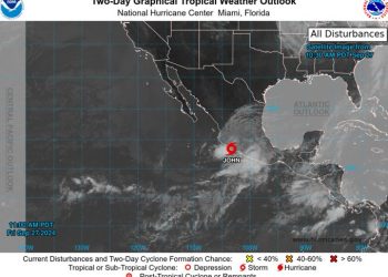 tormenta tropical John