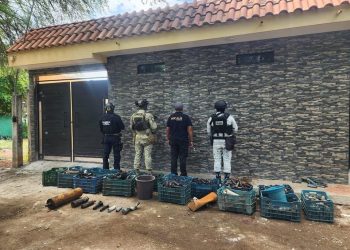 Aseguran en Apatzingán fábrica de explosivos caseros