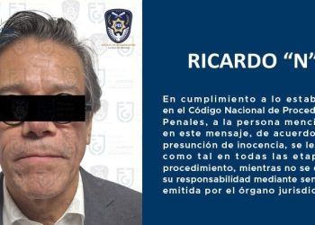 Detiene la Fiscalía capitalina a Ricardo “N” ex funcionario de la SCJN acusado de abuso sexual