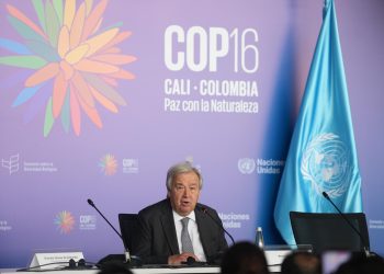 Guterres ve gran voluntad en COP16