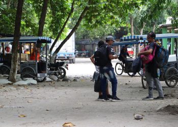 México dispersa a migrantes en la frontera sur