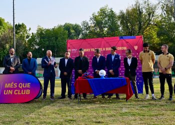 Futbol Club Barcelona firma convenio con el IMSS para promover el deporte en niños y jóvenes