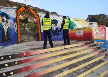 Lista la seguridad en panteones y romerías de alcaldías