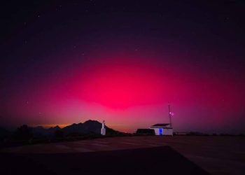 Disfrutan en Tamaulipas avistamiento de la Aurora Boreal