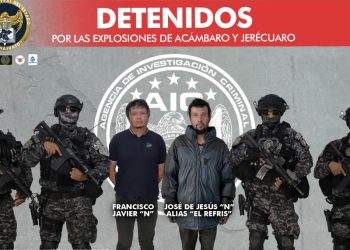 Detienen a los responsables de las explosiones en municipios de Guanajuato