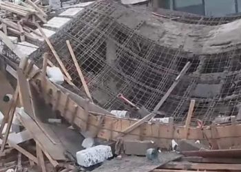 Colapsa una estructura del Aquarium del Puerto de Veracruz