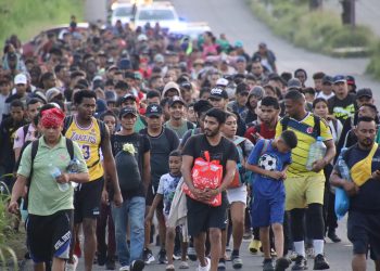 Nueva Caravana migrante sale desde el sur de México
