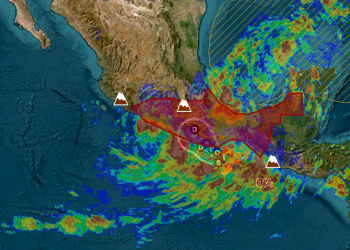La Tormenta Tropical “kristy” tocaría tierra entre jueves y viernes en las costas de Oaxaca