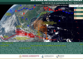 Prevalecerán las lluvias fuertes en el territorio nacional