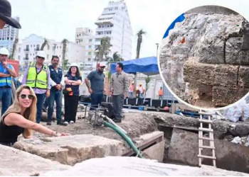 Restos de muralla hallados en Plaza del Heroísmo serán expuestos al público: Patricia Lobeira, alcaldesa de Veracruz