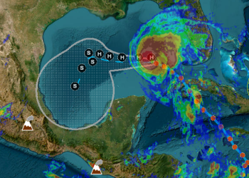 Veracruz atento a trayectoria del huracán “Rafael”