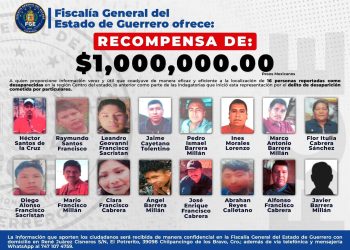 Ofrecen recompensa por información de 16 personas desaparecidas en Guerrero