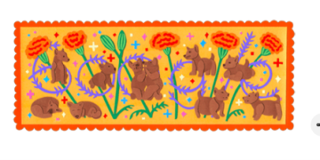 ¿Quieres que aparezca papel picado en tu pantalla? Con el doodle es posible