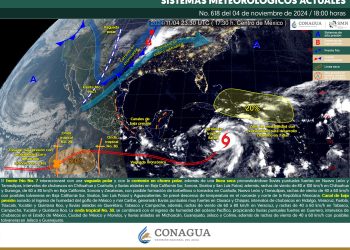 El frente frío 7 provocará lluvias fuertes