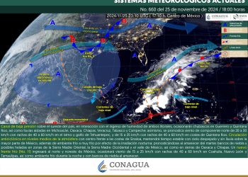 El frente frío 11 provocará lluvias en el norte del país