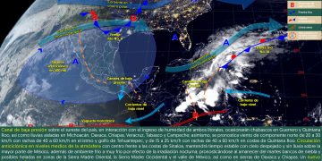 El frente frío 11 provocará lluvias en el norte del país