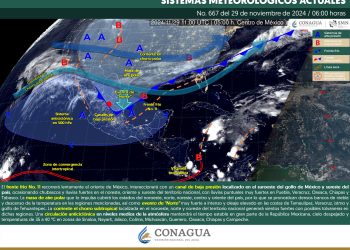 El frente frío 11 provocará lluvias fuertes en el sur y noreste del país