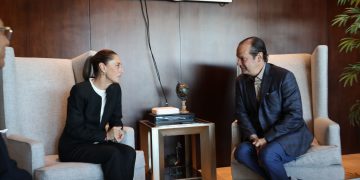 Claudia Sheinbaum se reúne con canciller de Panamá rumbo a la Cumbre G20 en Brasil