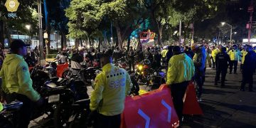 Detienen a 18 motociclistas y remiten al corralón 400 motocicletas en rodadas del terror