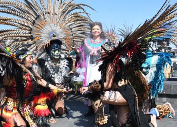 Brugada encabezó acto conmemorativo por los 700 años de la fundación de México Tenochtitlán